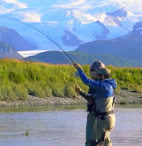 Regarde, c’est simple la pêche à la mouche!